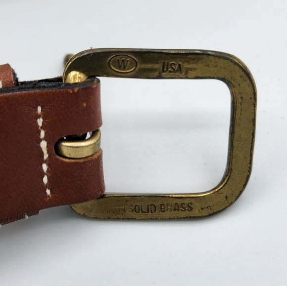 Dockers leather and woven rope belt size 34 - Picture 8 of 8